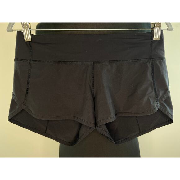 Lululemon Black H20 Speed Shorts Size 4 S Small - Picture 2 of 5